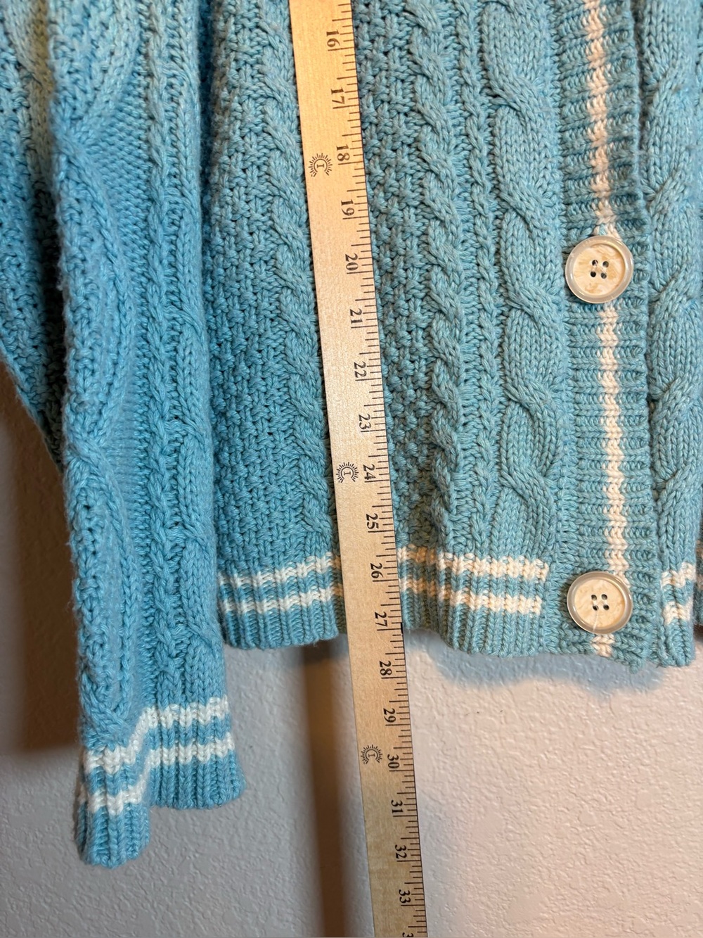 Taylor Swift 1989 Cardigan Blue Seagulls Knit Cozy XL 2XL - Picture 10 of 12